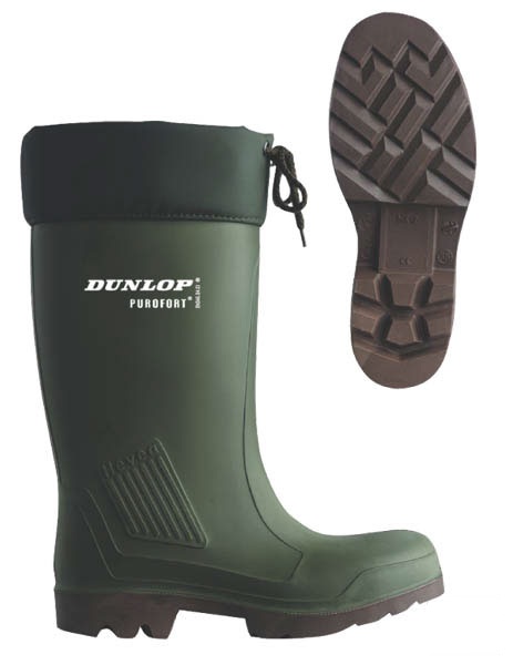 Teplé holínky Dunlop Thermoflex s ocelovou špičkou velikost 48
